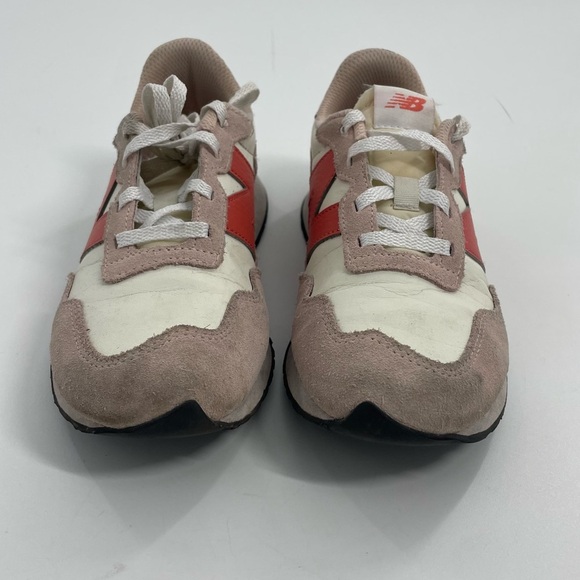 Girls New Balance 237 Bungee Athletic Sneakers Pink Orange White Size Girls 3Y - Picture 5 of 9